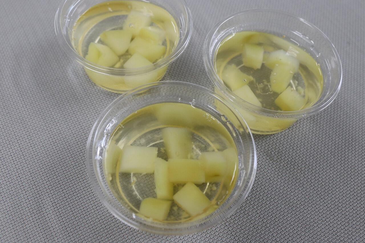 青パパイヤのショウガシロップゼリー