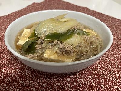 豚ひき肉豆腐